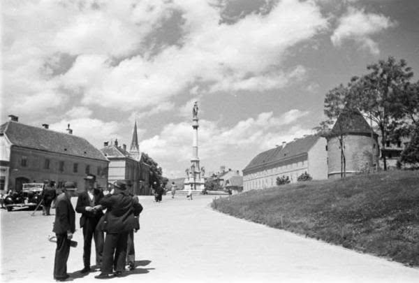 Bakačeva ulica - Kaptol 1941. godine